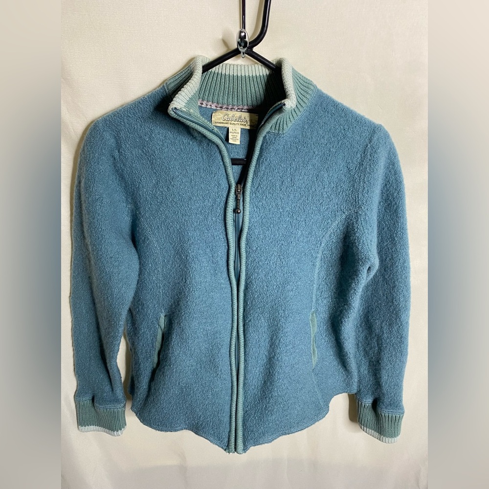 Cabela’s wool blend sweater jacket
